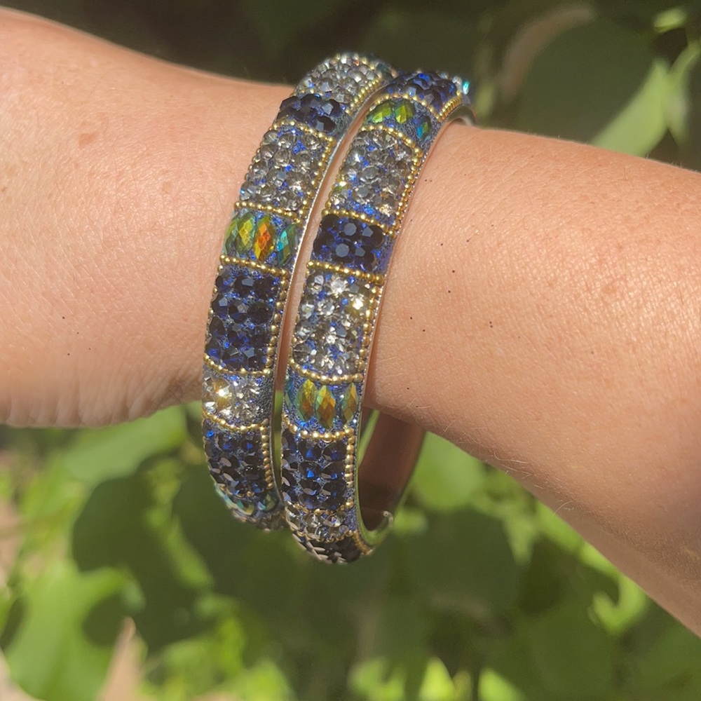 Rhinestone bangles.NWT - Picture 3 of 3